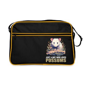 Opossum Opossums - Retro Bag - black/gold - Front