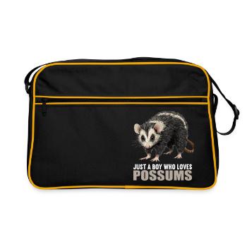 Opossum Opossums - Retro Bag - black/gold - Front
