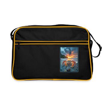 Crabe Crabe - Sac Retro - noir/or - Devant