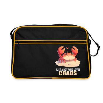 Crabe Crabe - Sac Retro - noir/or - Devant