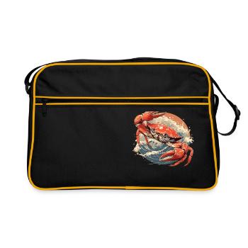 Crabe Crabe - Sac Retro - noir/or - Devant