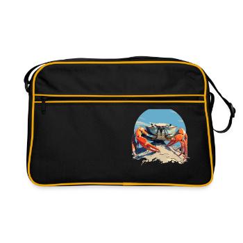 Crabe Crabe - Sac Retro - noir/or - Devant