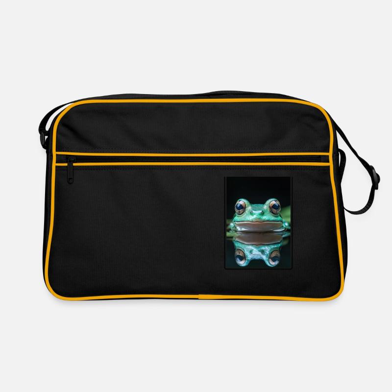 Frosch Frösche Retro Tasche