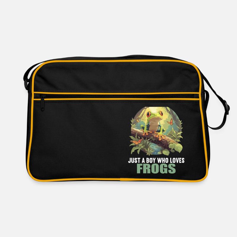 Frosch Frösche Retro Tasche