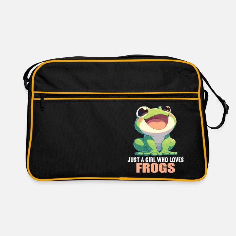 Frosch Frösche Retro Tasche