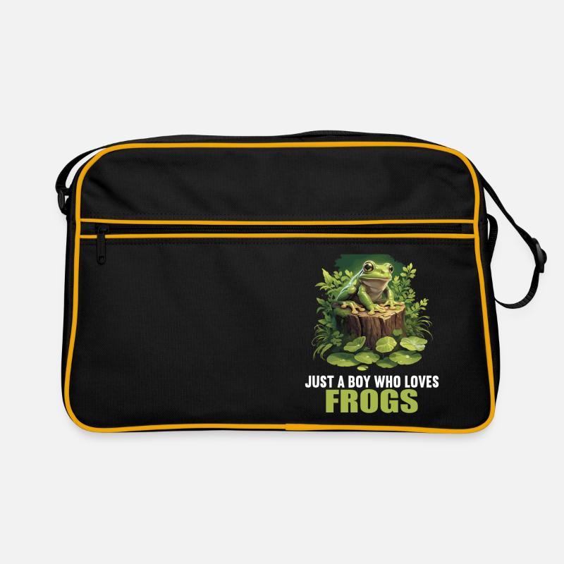 Frosch Frösche Retro Tasche