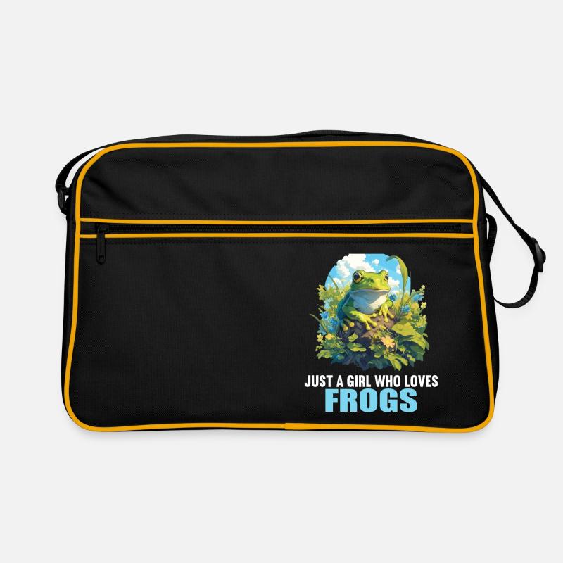 Frosch Frösche Retro Tasche