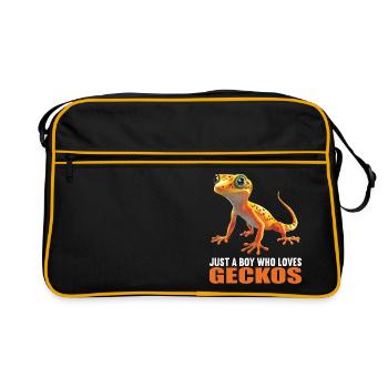 Geckos Gecko - Retro Bag - black/gold - Front