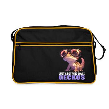 Geckos Gecko - Retro Bag - black/gold - Front