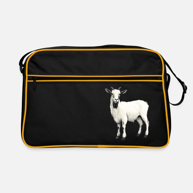 Ziegen Ziege Retro Tasche