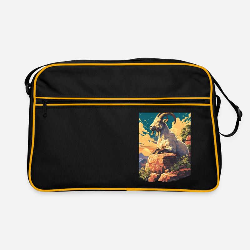 goats goat Retro Bag