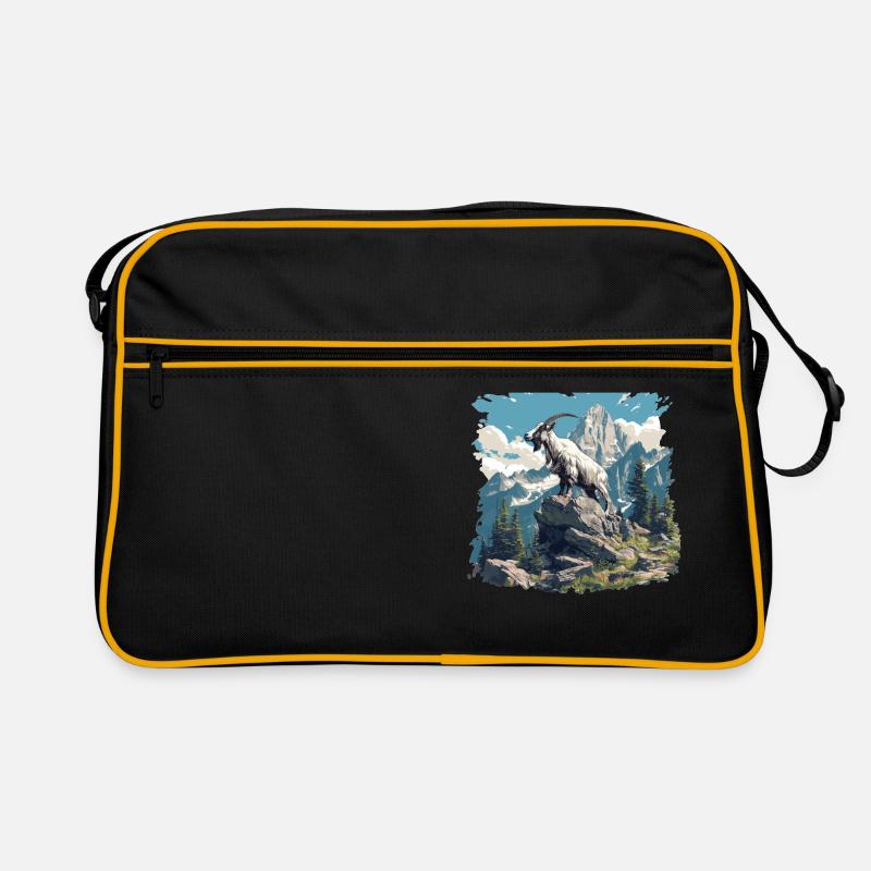 goats goat Retro Bag