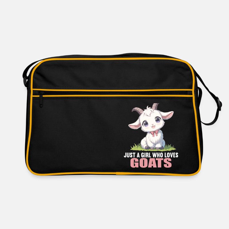 goats goat Retro Bag