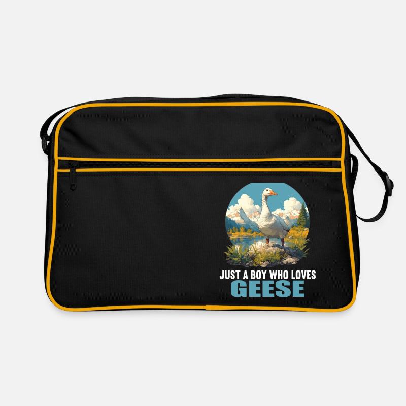 geese goose Retro Bag