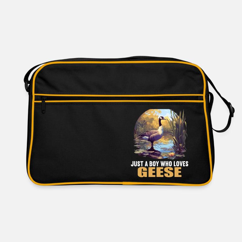 geese goose Retro Bag