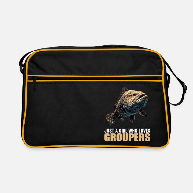 Zackenbarsche Zackenbarsch Retro Tasche