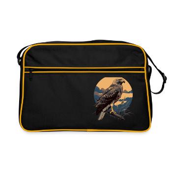 Faucon Faucon - Sac Retro - noir/or - Devant