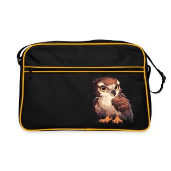 Faucon Faucon - Sac Retro - noir/or - Devant