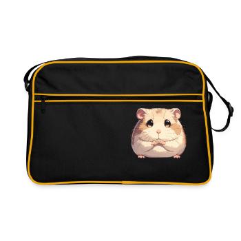 Hamster - Retro Bag - black/gold - Front