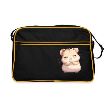 Hamster - Retro Bag - black/gold - Front
