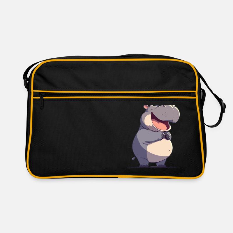 Hippopotame Hippopotame Sac Retro