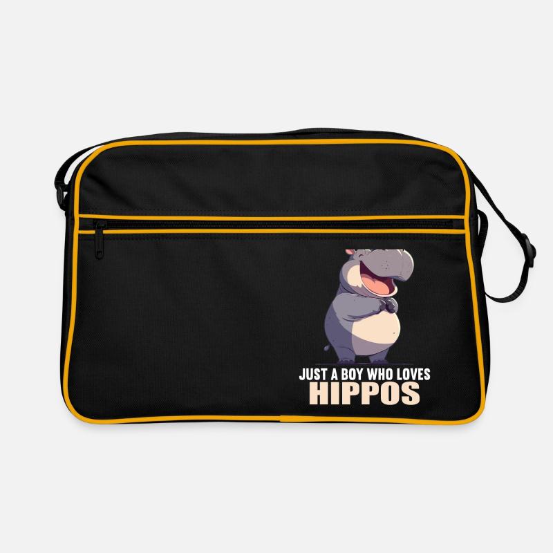 Hippopotame Hippopotame Sac Retro