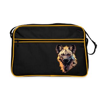 Hyène Hyène - Sac Retro - noir/or - Devant