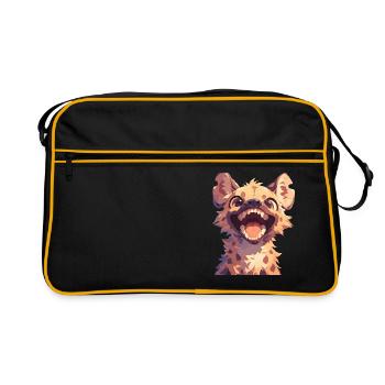 Hyène Hyène - Sac Retro - noir/or - Devant