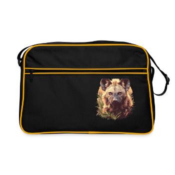 Hyène Hyène - Sac Retro - noir/or - Devant