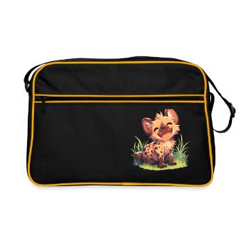 Hyène Hyène - Sac Retro - noir/or - Devant