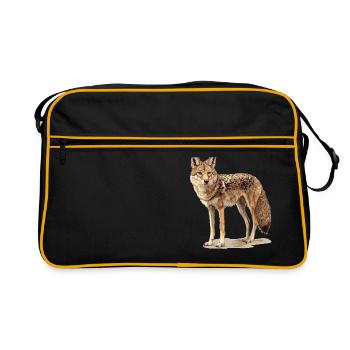 Jackals Jackal - Retro Bag - black/gold - Front