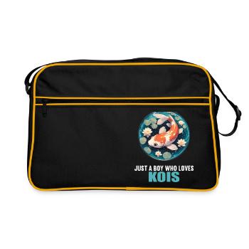 Koi Koi Carpe - Sac Retro - noir/or - Devant