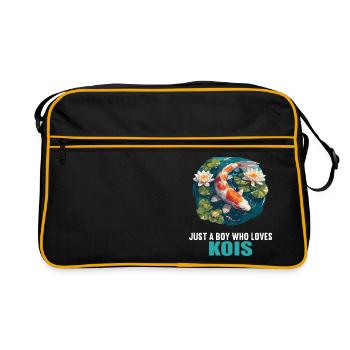 Koi Koi Carpe - Sac Retro - noir/or - Devant