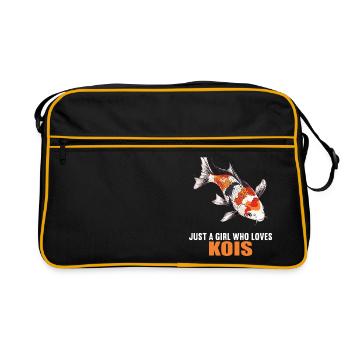 Koi Koi Carpe - Sac Retro - noir/or - Devant