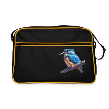 Martin-pêcheur Martin-pêcheur - Sac Retro - noir/or - Devant