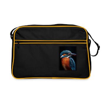 Martin-pêcheur Martin-pêcheur - Sac Retro - noir/or - Devant