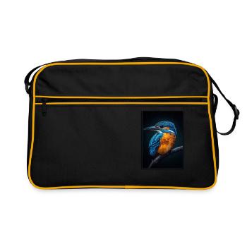 Martin-pêcheur Martin-pêcheur - Sac Retro - noir/or - Devant