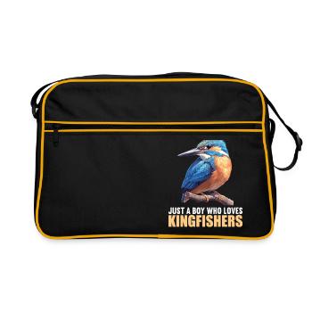 Martin-pêcheur Martin-pêcheur - Sac Retro - noir/or - Devant