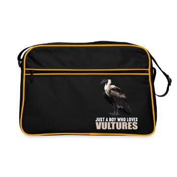 Vulture Geier - Retro Tasche - Schwarz/Gold - Vorne