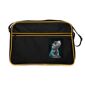 Lézards Lézard - Sac Retro - noir/or - Devant