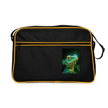 Lézards Lézard - Sac Retro - noir/or - Devant