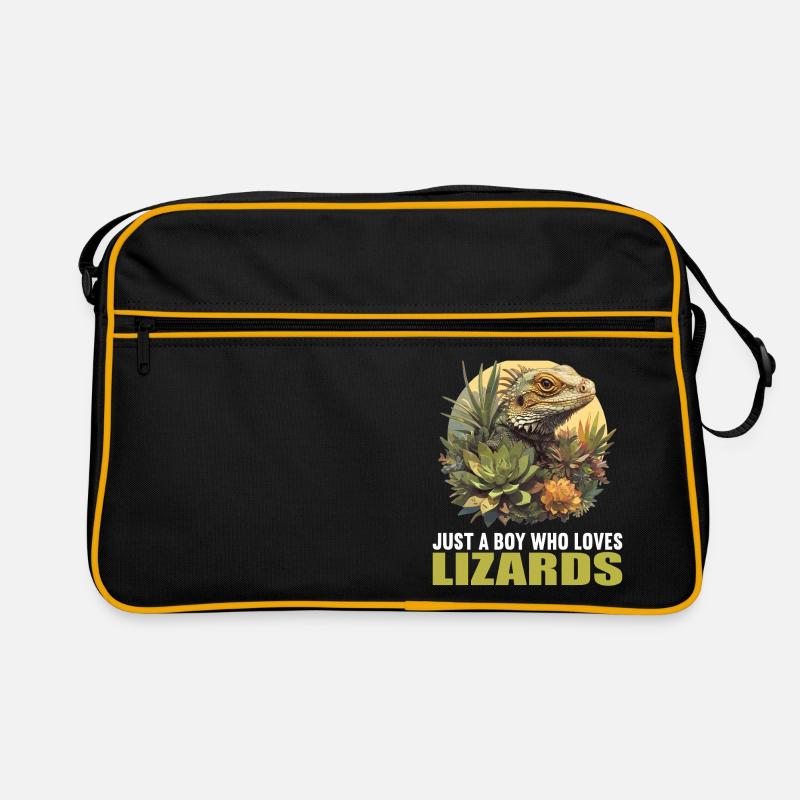 Eidechsen Eidechse Retro Tasche