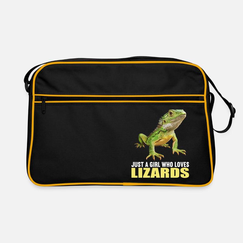 Eidechsen Eidechse Retro Tasche