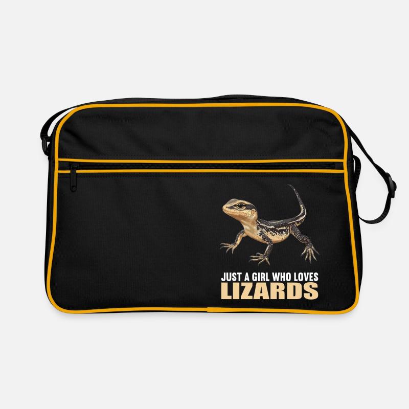 Eidechsen Eidechse Retro Tasche