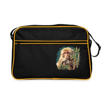Macaque Macaque - Retro Bag - black/gold - Front