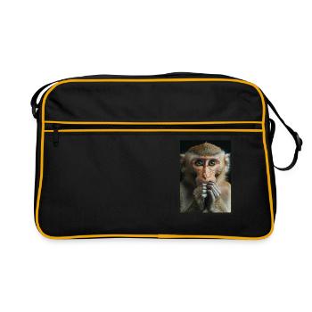 Macaque Macaque - Retro Bag - black/gold - Front