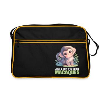 Macaque Macaque - Retro Bag - black/gold - Front