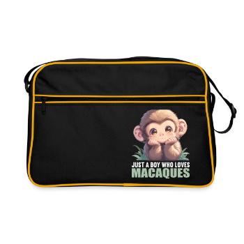 Macaque Macaque - Retro Bag - black/gold - Front