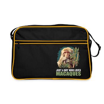 Macaque Macaque - Retro Bag - black/gold - Front
