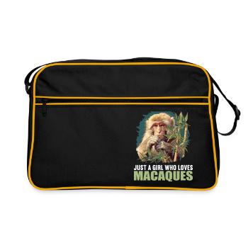 Macaque Macaque - Retro Bag - black/gold - Front